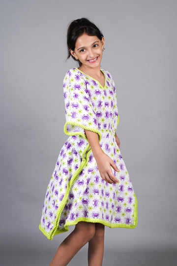 Pompom Crab Kaftan