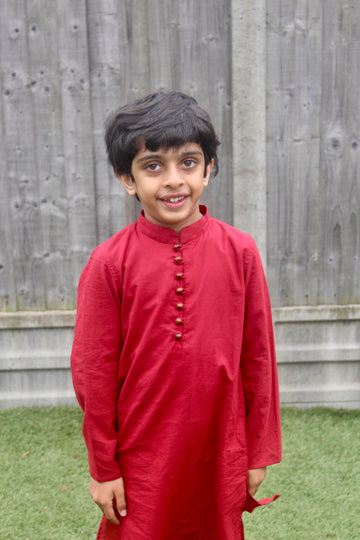 Red Kurta Pyjama