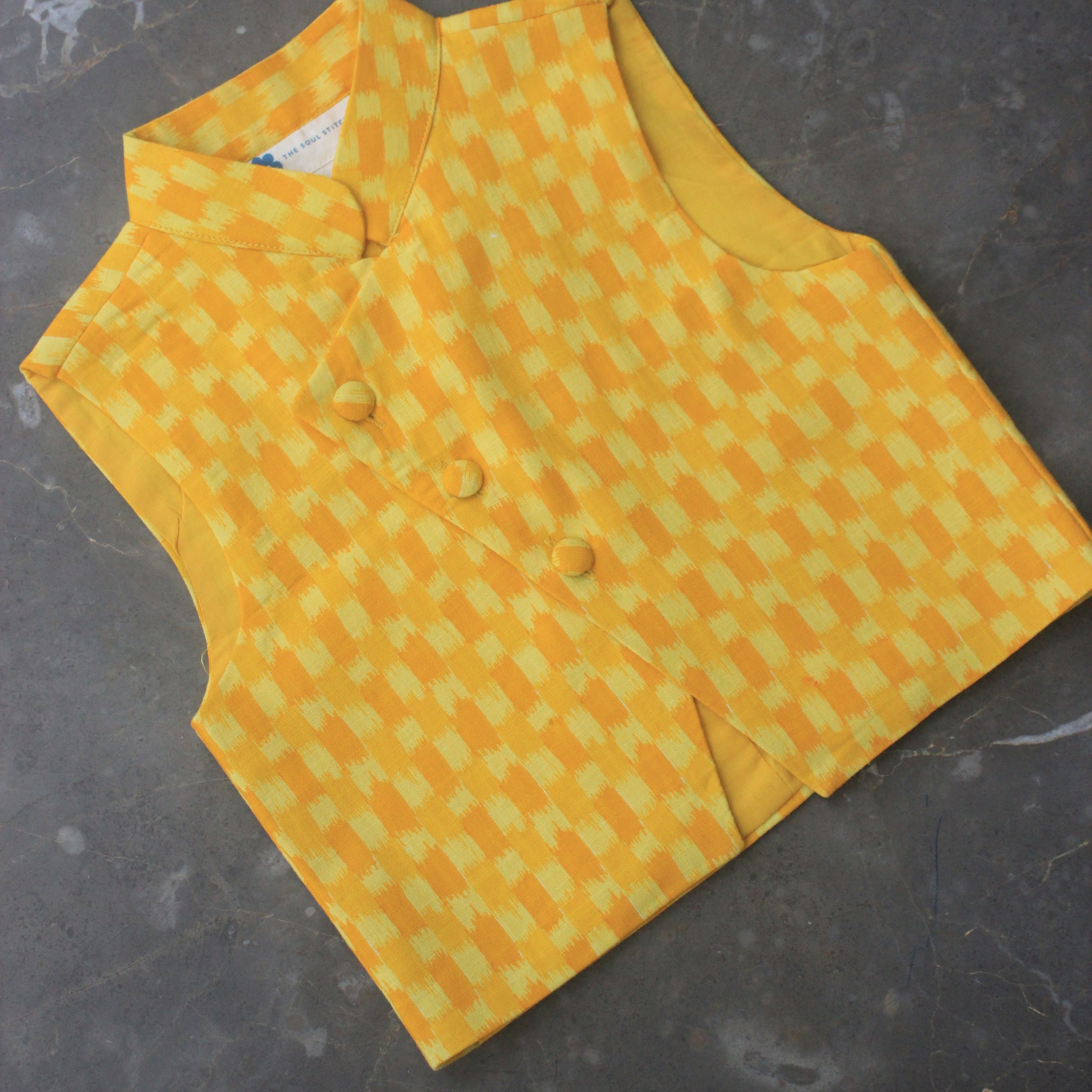 Yellow Nehru Jacket