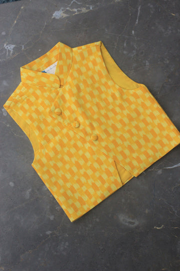 Yellow Nehru Jacket